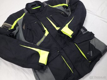 Cycle Spirit Neon pánska textilná moto kombinéza 52 L DLHÁ - 4