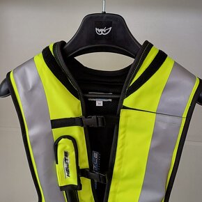 Moto airbagová vesta Helite Turtle 2.0 Hi-Vis - 4