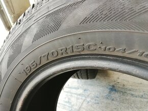 195/70 r15C zimné pneumatiky na dodávku 9mm - 4