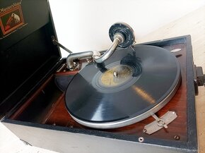 His Master’s Voice - starožitný gramofon na kliku ze 20. let - 4