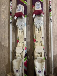 Rossignol - detske lyze s viazanim + palice Italbastoni - 4