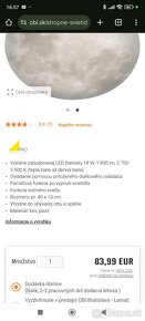 Trio Stropné LED svietidlo Lunatic, kov/plast, 18W, 1850 lm, - 4