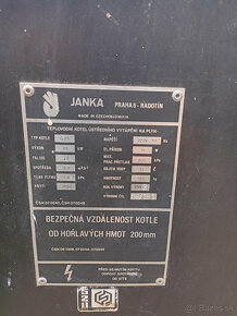 JANKA G25 - Teplovodný kotol Made in Czechoslovakia Kvalitný - 4