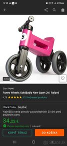 Funny Wheels Odrážadlo New Sport 2v1 - 4