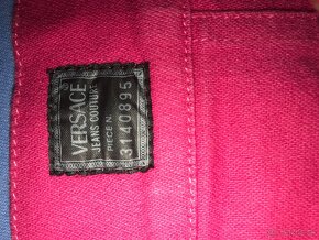 VERSACE originál fuksia minisukna L - 4