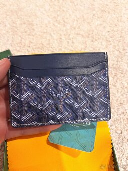 Goyard Card Holder Navy Blue - 4