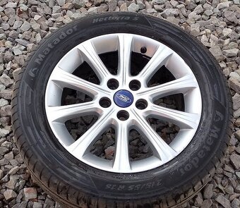 Predám letnú sadu alu. disky Ford 5x108 R16 ,215/55 R16 - 4