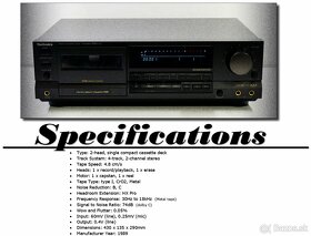 Deck Technics RS-B665 PXS top stav - 4