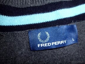 Fred Perry pánsky bavlna  sveter  L - 4