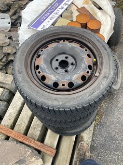 5x110 195/55 R15 disky na zimných gumách - 4