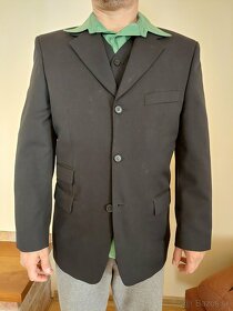 Pánske sako,vesta,košeľa,kravata Ozeta - 4