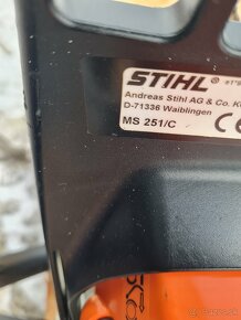 Stihl ms 251/C motorova pila - 4