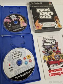 Grand Theft Auto Double Pack PS2 - GTA 3 / GTA Vice City - 4