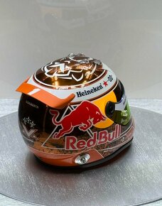 Max Verstappen 2024 - Redbull racing F1- mini helma oranzova - 4