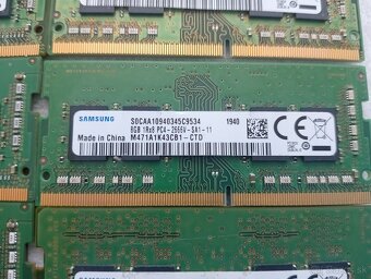 predám pamäte (ram) pre notebooky (sodimm) 8gb DDR4 - 4