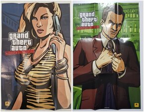 Plagáty/postery a mapy GTA hier - 4