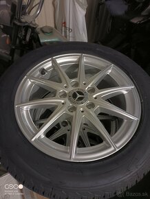 Alu disky 5x112 r16 + NOVĚ celoročné pneu - 4