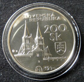 Slovenské strieborné 200 koruny bk - 4