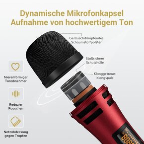 Bezdrôtový mikrofónny systém UHF TONOR TW350 - 4