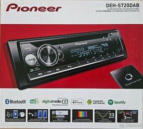 Predám 1 din autoradio Pioneer DEH S720DAB - 4