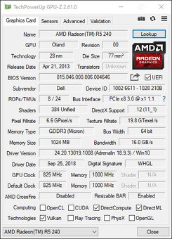 AMD Radeon R5 240 SFF - 4