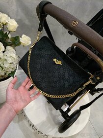 NOVÁ luxusná taška na kočík CUPIDÓ BLACK ARCHE Ayden Gold - 4