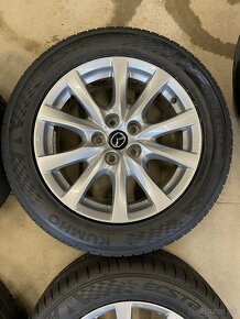 hliníkové disky MAZDA r17, letné pneumatiky 225/55 R17 - 4