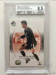 2x Karta Cristiano Ronaldo, 2004 SP Authentic, Beckett BGS - 4