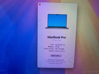 Predám MacBook Pro 16" M2 Pro 1TB - TOP stav - 4