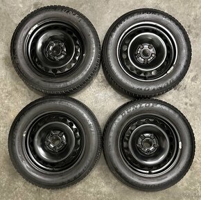 Plechové disky 5x112 R16 - VW Passat B8 + pneu 215/60/16 - 4