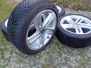 17" ALU 5x100 orig AUDI + zimné 215/45 r17 7mm - 4