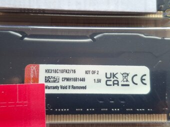 RAM Kingston HyperX Fury 16GB(2x8GB) DDR3-1866Mhz - NOVÉ - 4