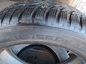 2x zimné pneumatiky 205/55 R 16 - 4