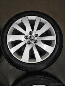 16" alu SEAT,ŠKODA,VW + zimné 215/45 16. - 4