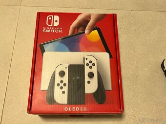 Nintendo Switch Oled model White záruka + hra - 4