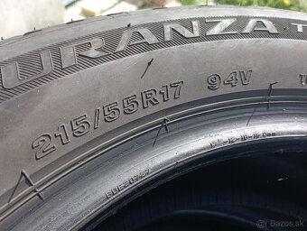 215/55/17 Bridgestone letné pneu 4ks - 4