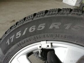 15" 5x112 Alu disky na Mini Cooper + zimné pneu 175/65 r15 - 4