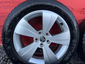 Hliníkové disky 17” Škoda Ronal Bridgeston 215/55R17 zimné - 4