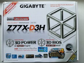 Gigabyte Z77-D3H + Intel i5-2500K + 16GB RAM DDR3 1866MHz - 4