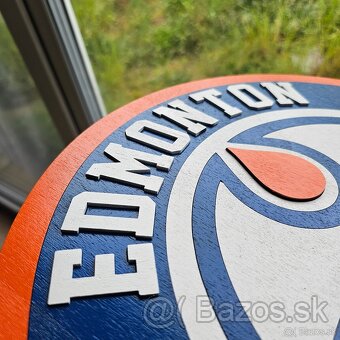 Edmonton oilers Hokejové 3D Logo - 4