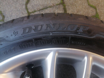 Alu disky 17" Volvo Sadira 5x108, pneumatiky DUNLOP - 4