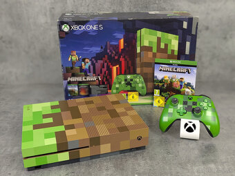 Xbox One S Minecraft edícia, ovládač, hra Minecraft - 4