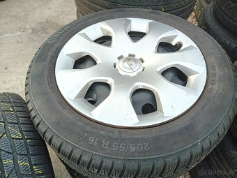 plechové disky OPEL a iné 5x110 16" aj pneu 205/55 r16 - 4