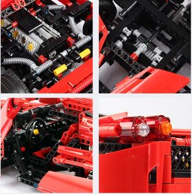 ENZO FERRARI, 47cm, model 1:10, kompatibilné s Lego technic - 4