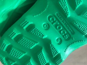 Crocs gumaky zelene velkost c6 (22-23) - 4