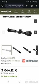 HIKMICRO Termoviziny puškohlad Stellar SH50 - 4