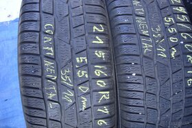 215/60R16 Continental WinterContact,2kusy,zimné - 4