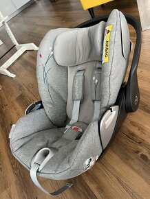 Cybex Cloud Q Fashion edition Koi-mid grey + isofix - 4