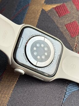 Apple Watch Series 8 (41mm) - Hviezdna Biela + príslušenstvo - 4