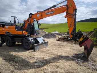 DOOSAN DX170 W5 NIVELACia LEICA ROTOTILT LOPATY - 4